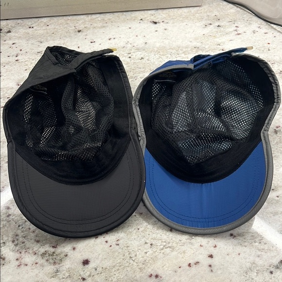 Cascade Mountain Tech Hat Cap Blue Outdoor Cycling Hiking Adjustable Set of 2 - Picture 8 of 8